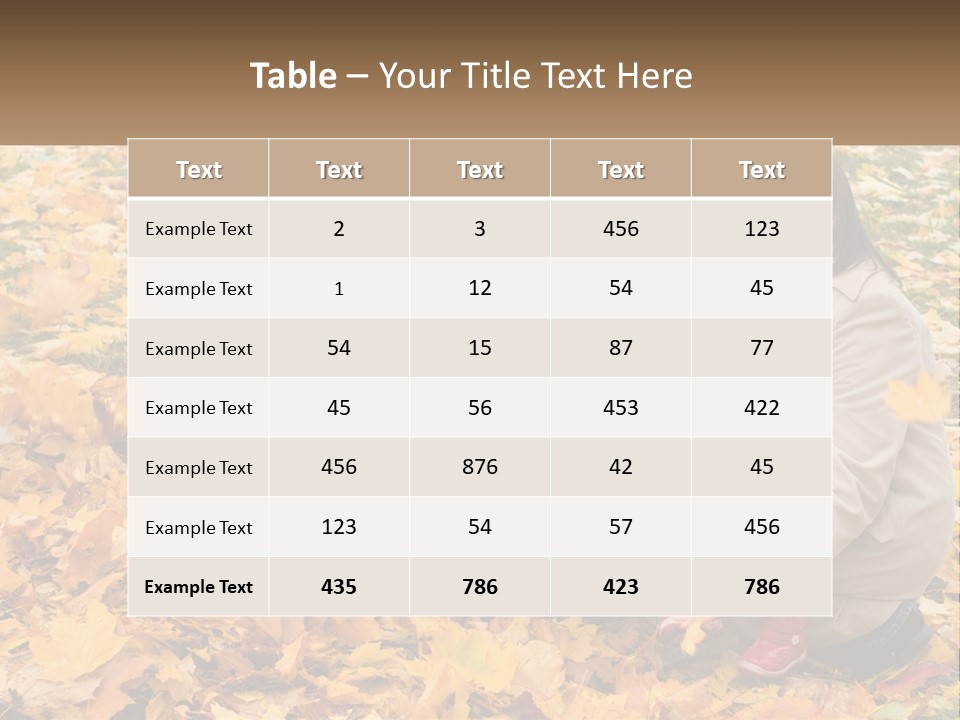 Protection Young Forest PowerPoint Template