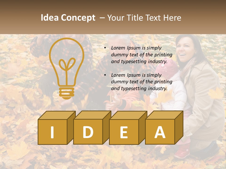 Protection Young Forest PowerPoint Template