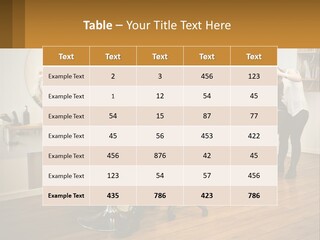 Color Image Hair Salon People PowerPoint Template
