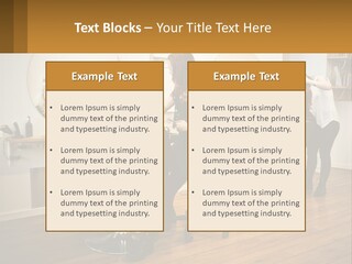 Color Image Hair Salon People PowerPoint Template