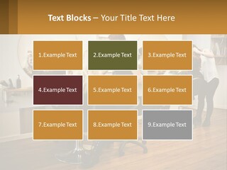 Color Image Hair Salon People PowerPoint Template