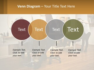 Color Image Hair Salon People PowerPoint Template