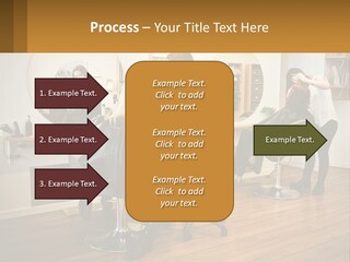 Color Image Hair Salon People PowerPoint Template