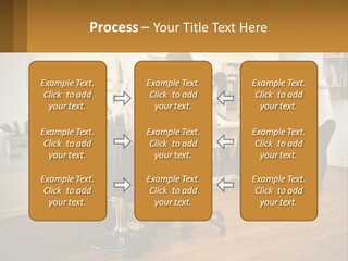 Color Image Hair Salon People PowerPoint Template