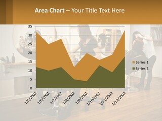 Color Image Hair Salon People PowerPoint Template