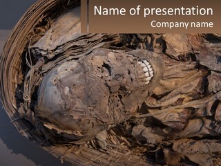 Mortuary Cemetery Mummified PowerPoint Template