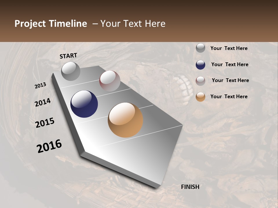 Mortuary Cemetery Mummified PowerPoint Template