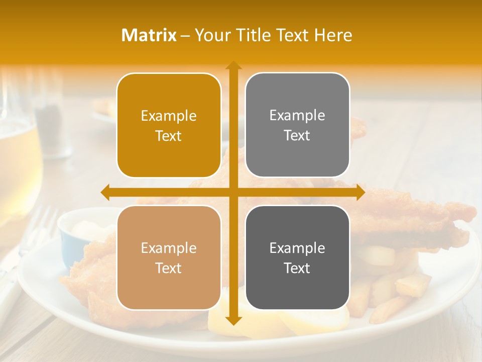 Cod Potato Seafood PowerPoint Template