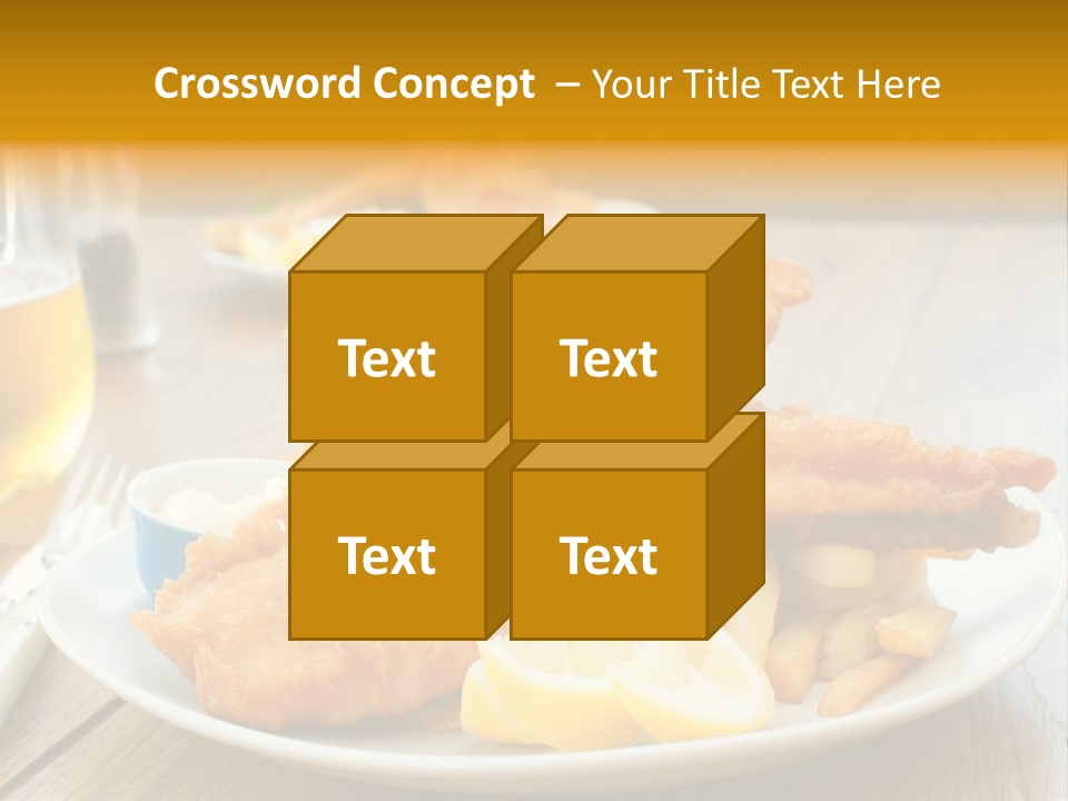 Cod Potato Seafood PowerPoint Template