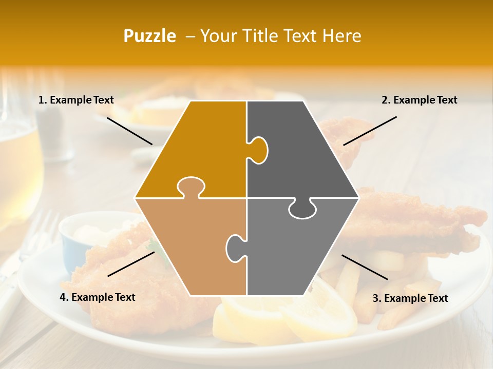 Cod Potato Seafood PowerPoint Template