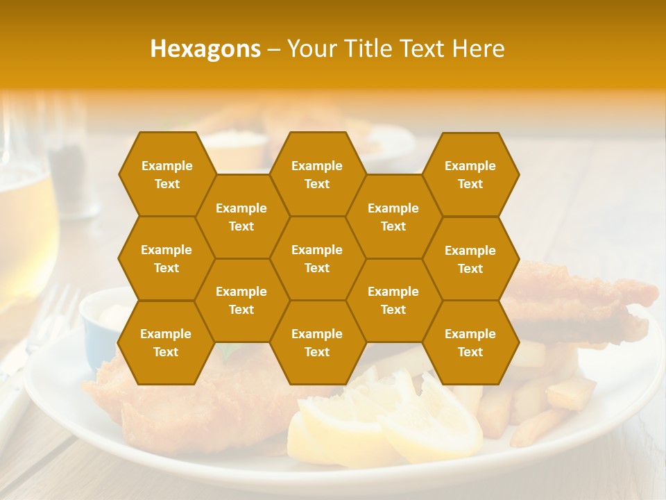 Cod Potato Seafood PowerPoint Template