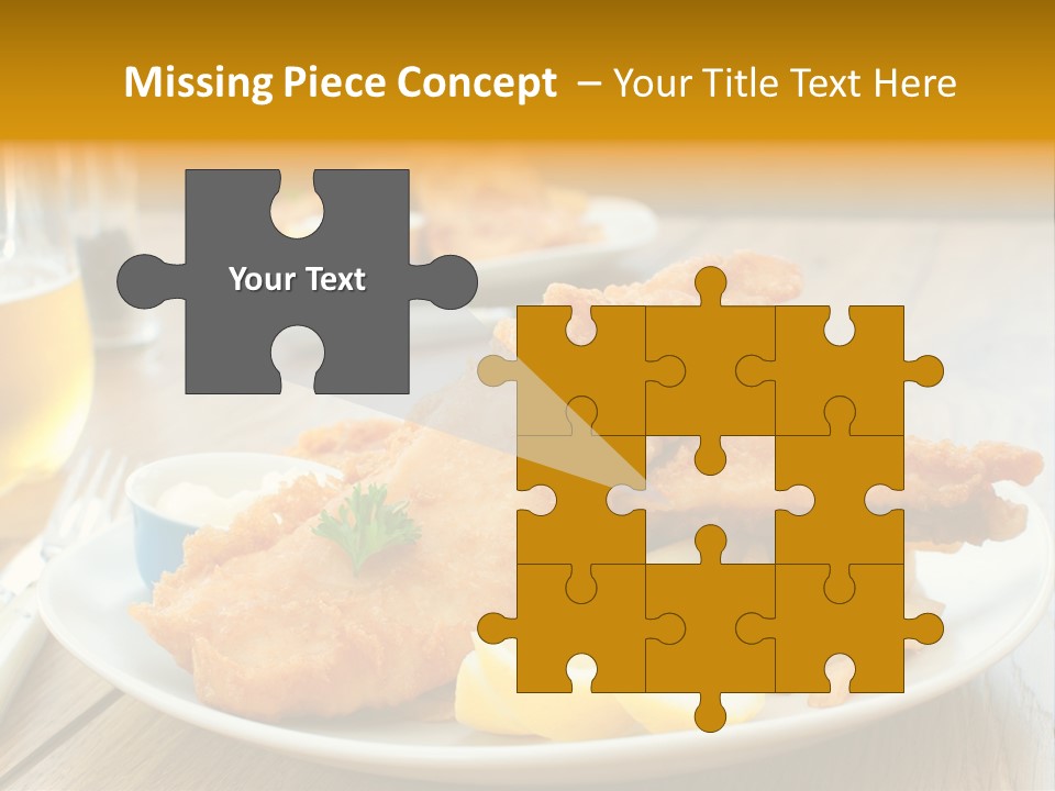 Cod Potato Seafood PowerPoint Template