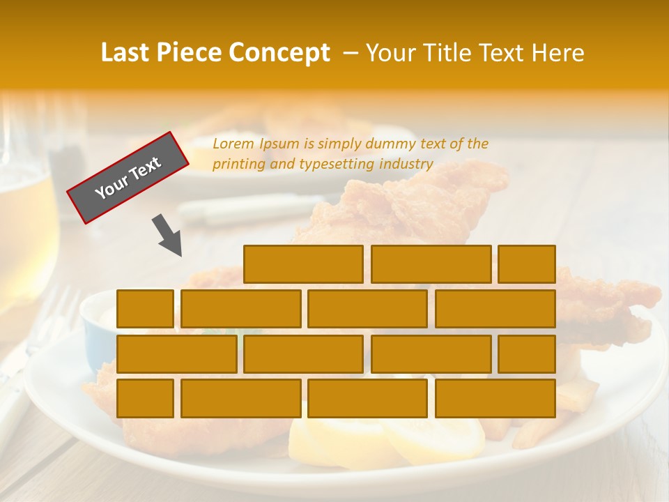 Cod Potato Seafood PowerPoint Template