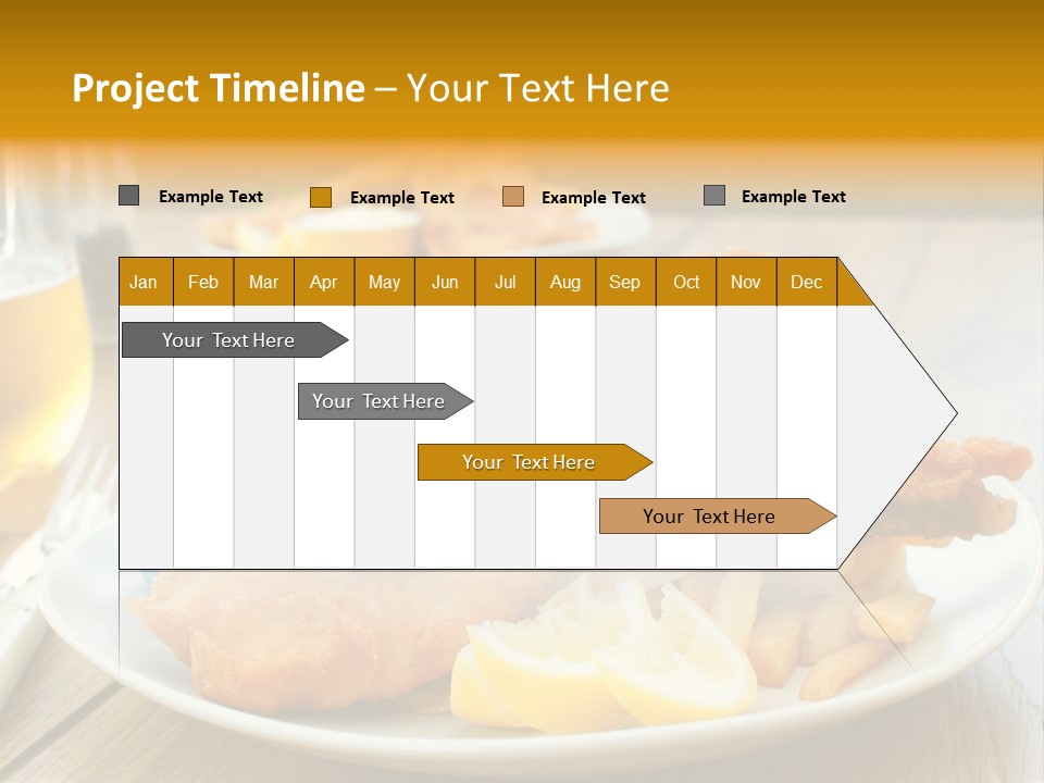 Cod Potato Seafood PowerPoint Template
