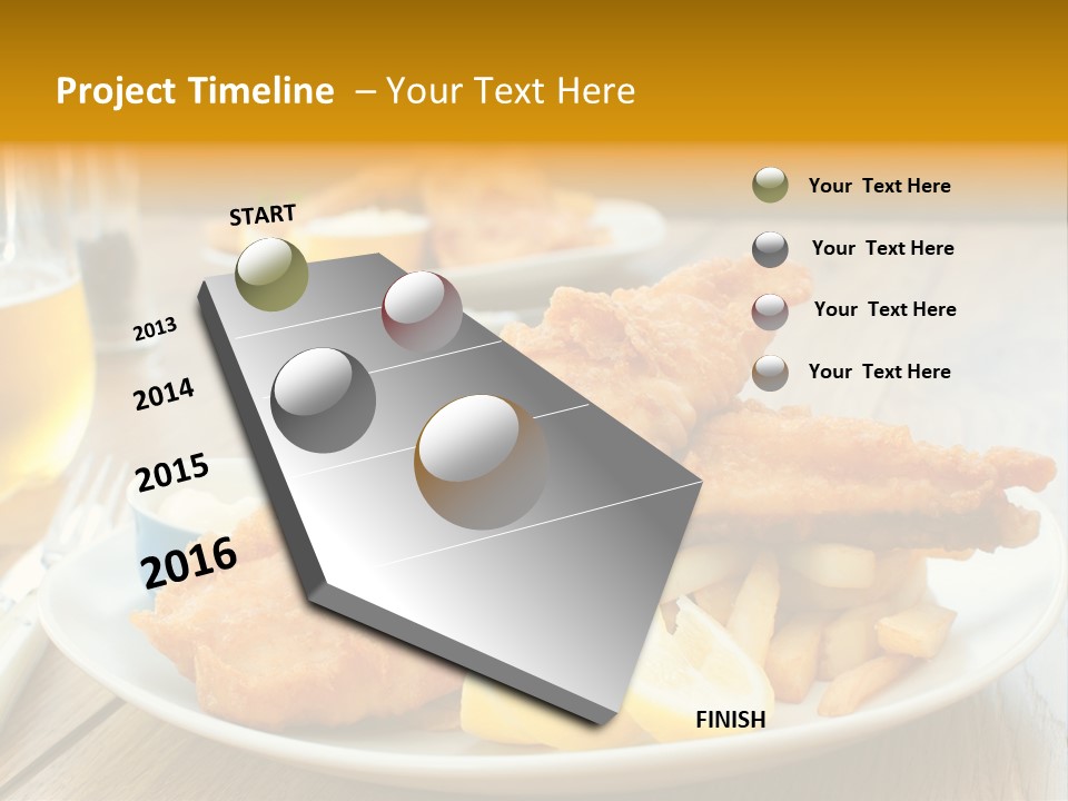 Cod Potato Seafood PowerPoint Template