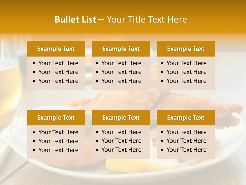 Cod Potato Seafood PowerPoint Template