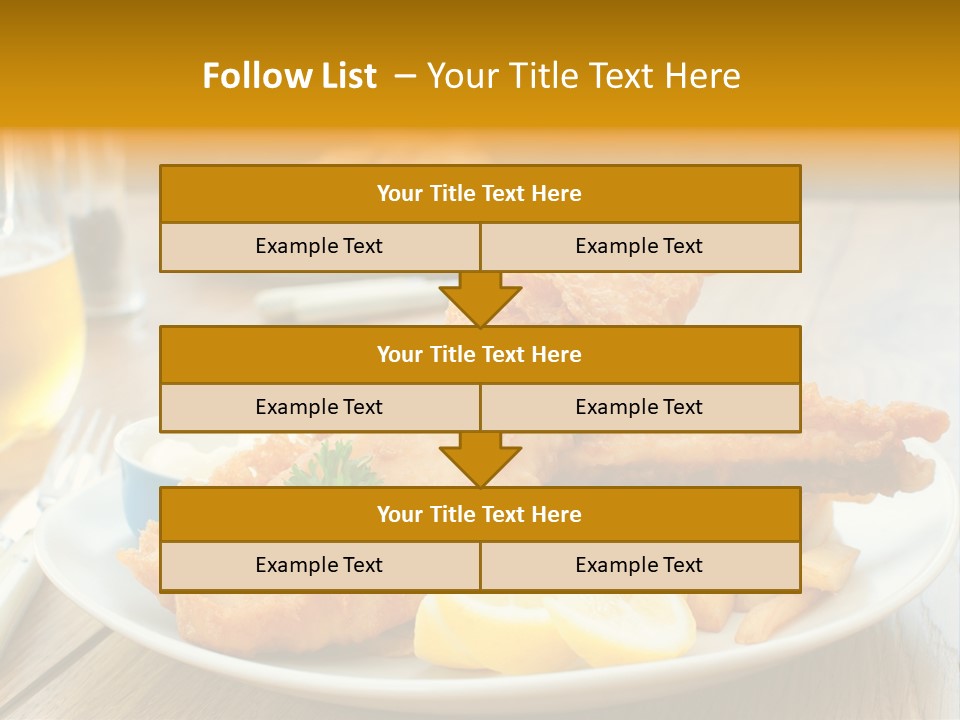 Cod Potato Seafood PowerPoint Template