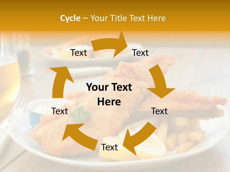 Cod Potato Seafood PowerPoint Template