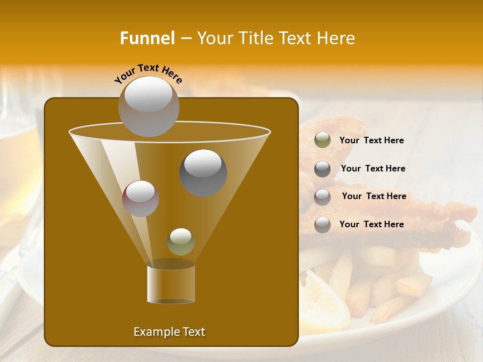 Cod Potato Seafood PowerPoint Template