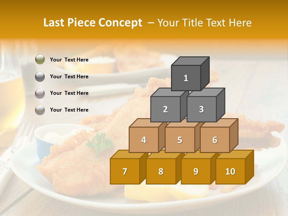 Cod Potato Seafood PowerPoint Template