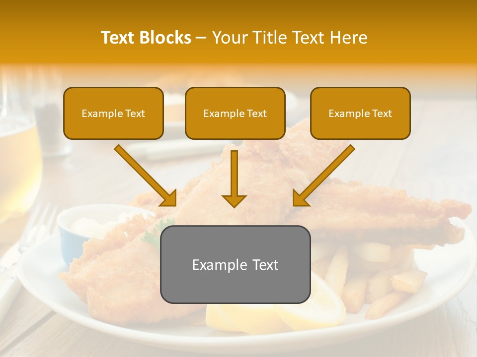 Cod Potato Seafood PowerPoint Template