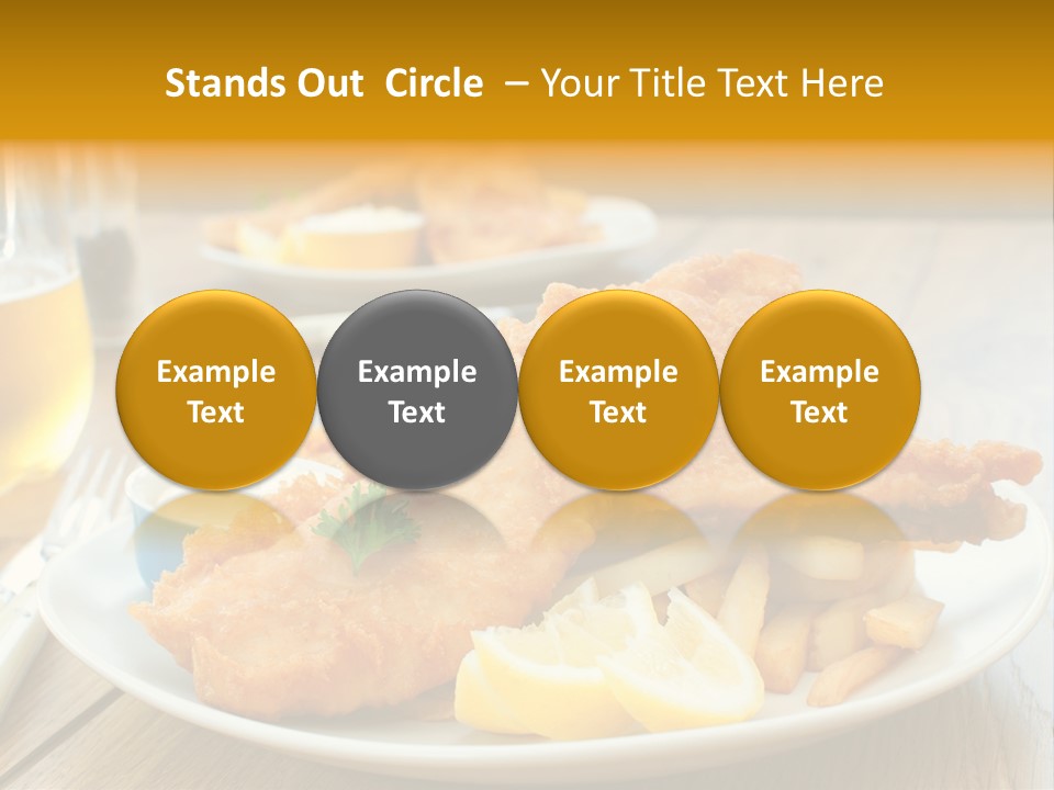 Cod Potato Seafood PowerPoint Template