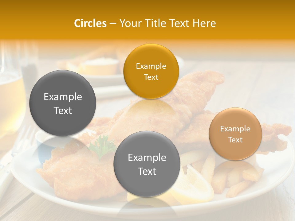 Cod Potato Seafood PowerPoint Template