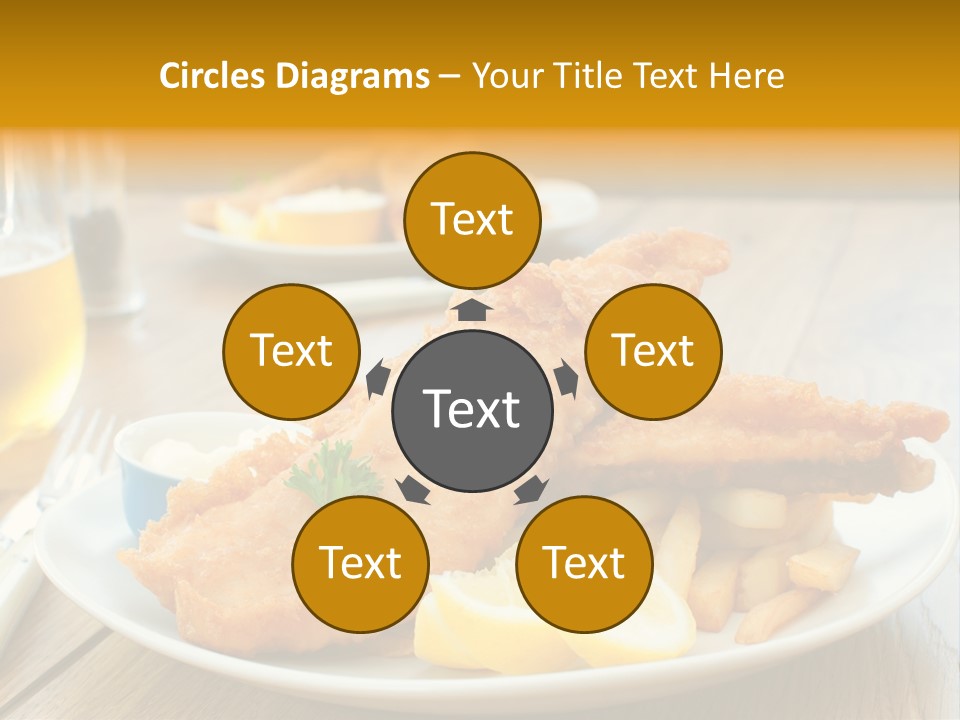 Cod Potato Seafood PowerPoint Template