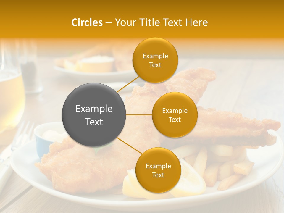 Cod Potato Seafood PowerPoint Template