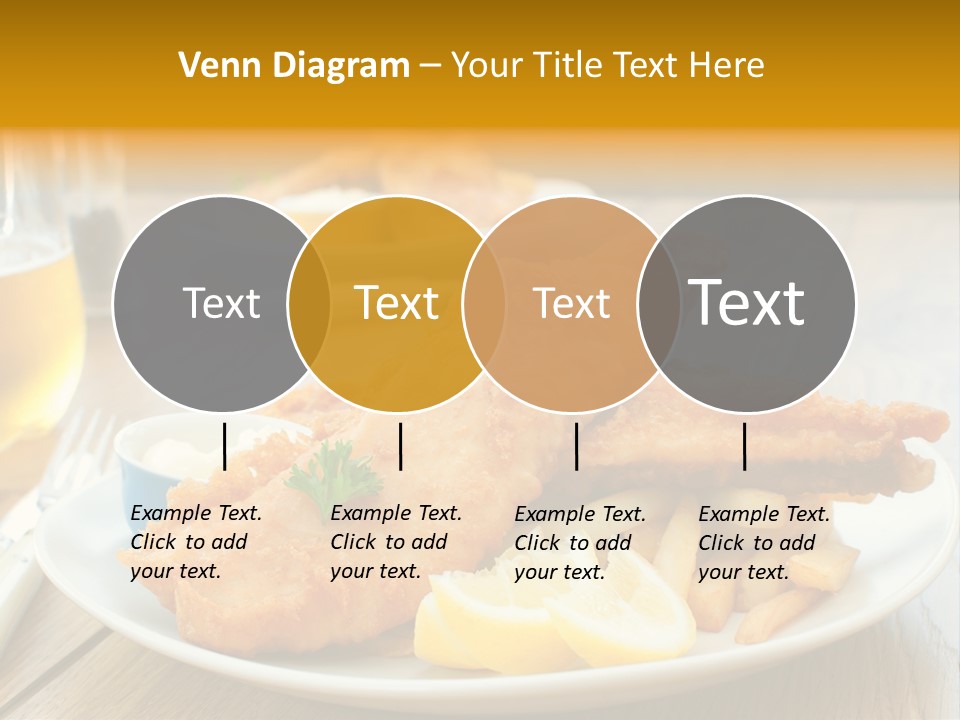 Cod Potato Seafood PowerPoint Template