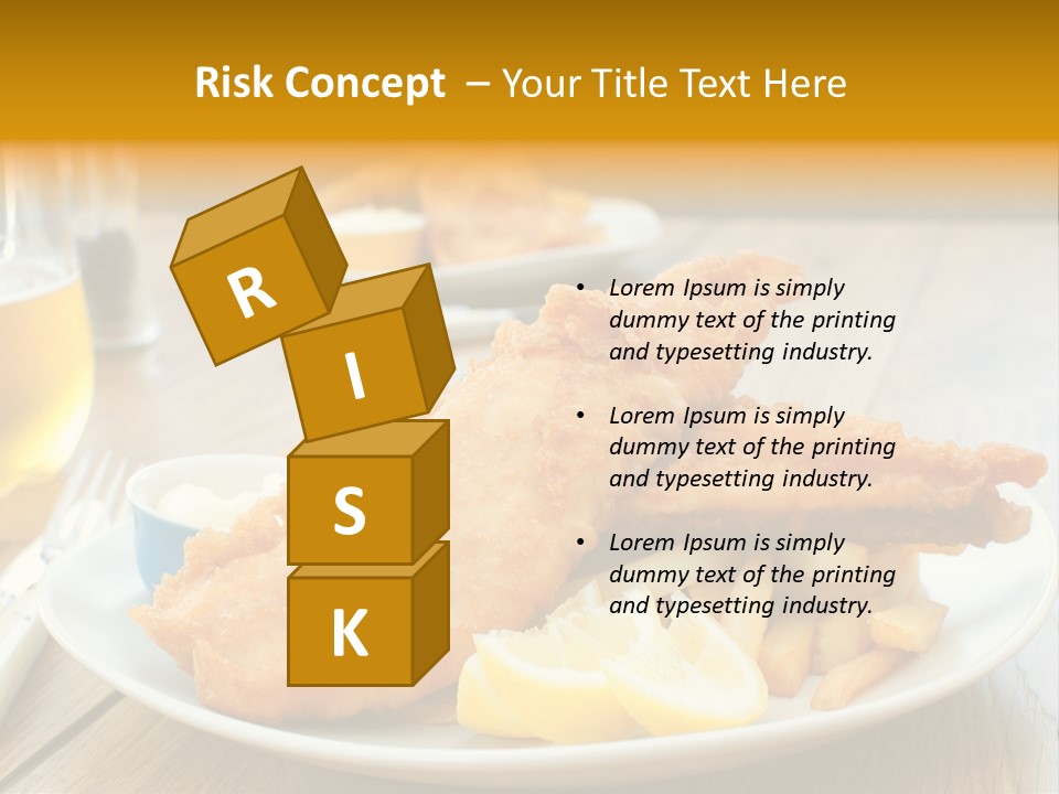 Cod Potato Seafood PowerPoint Template