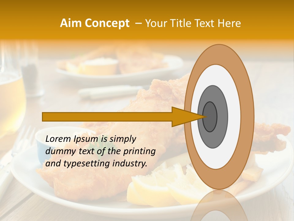 Cod Potato Seafood PowerPoint Template