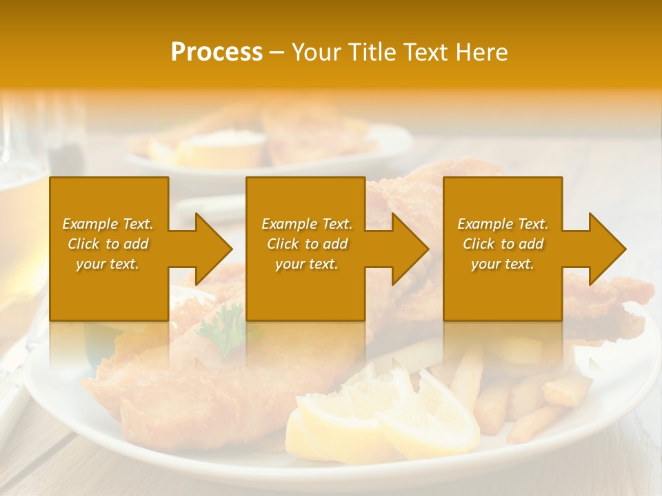 Cod Potato Seafood PowerPoint Template