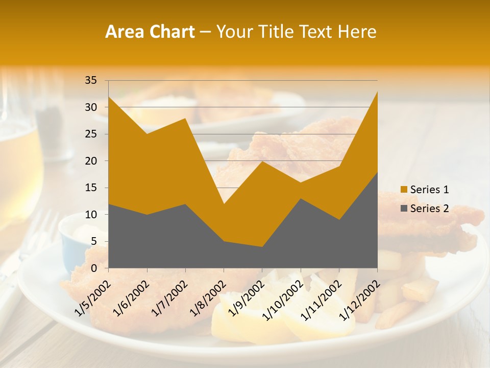 Cod Potato Seafood PowerPoint Template
