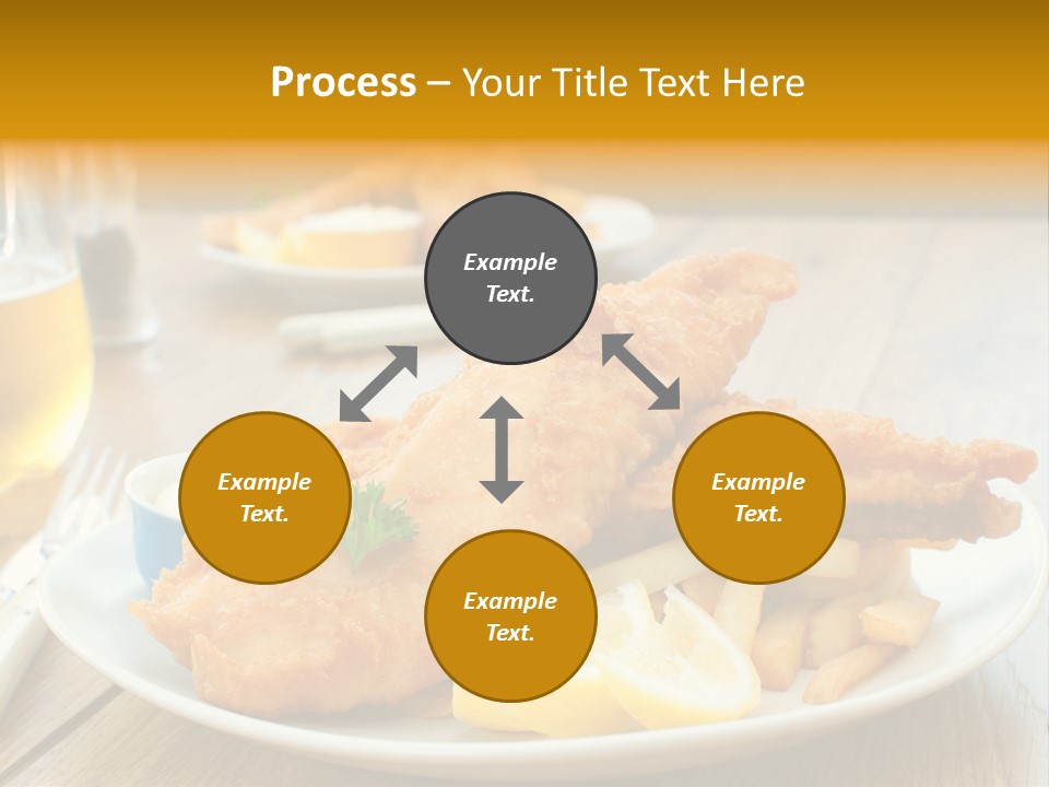 Cod Potato Seafood PowerPoint Template