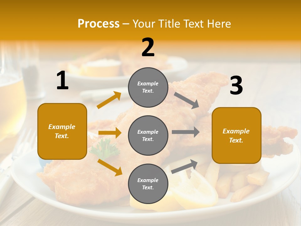 Cod Potato Seafood PowerPoint Template