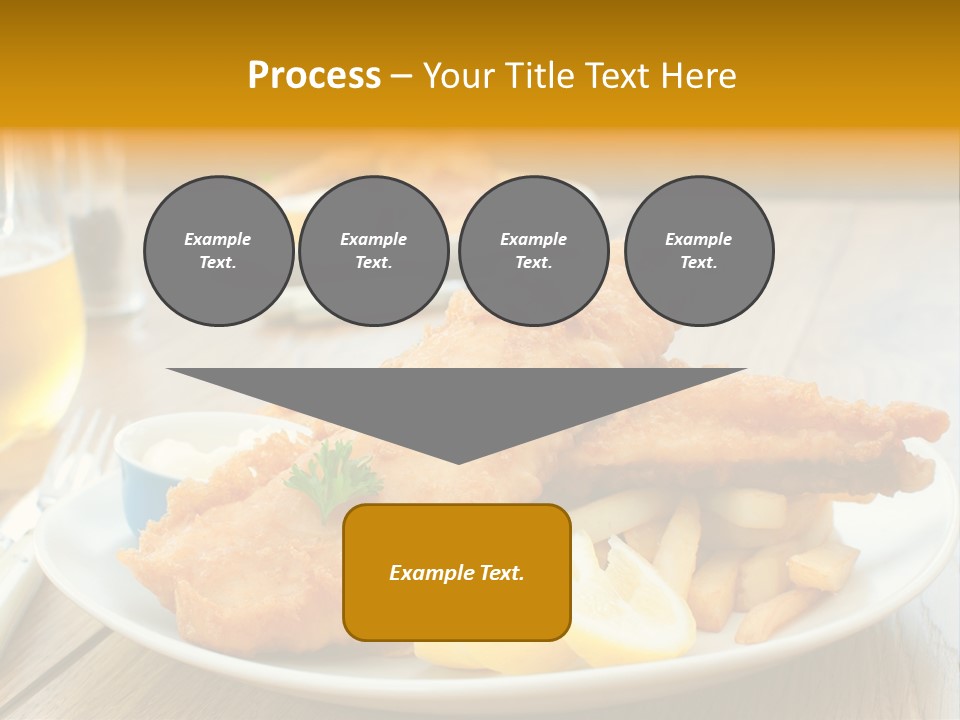 Cod Potato Seafood PowerPoint Template
