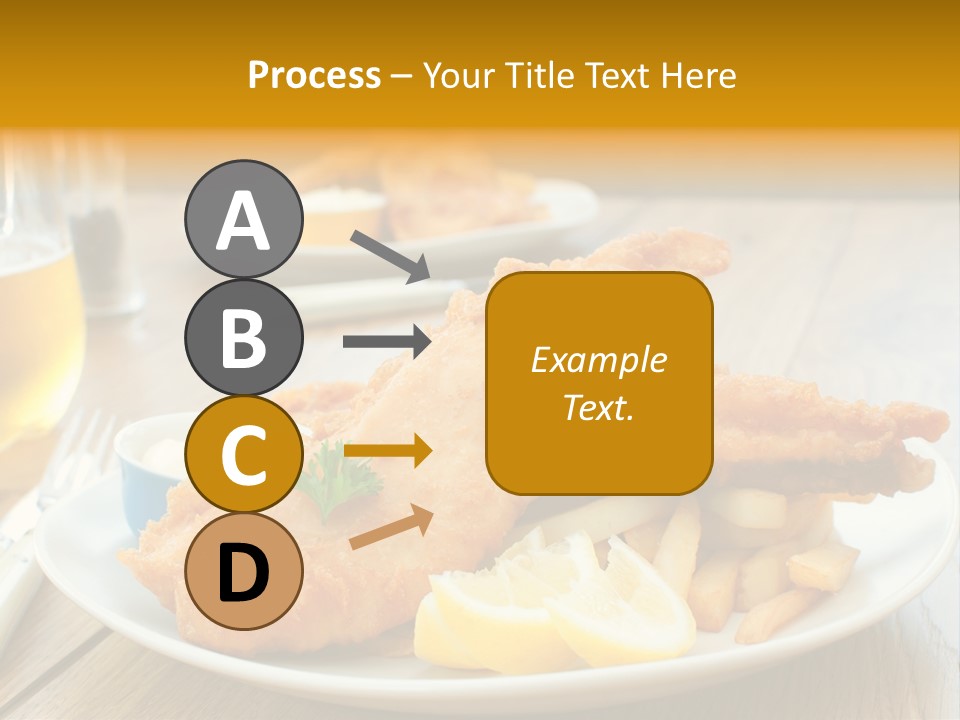 Cod Potato Seafood PowerPoint Template