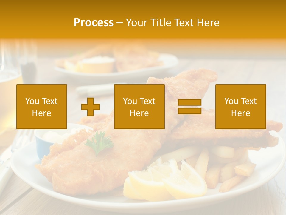 Cod Potato Seafood PowerPoint Template