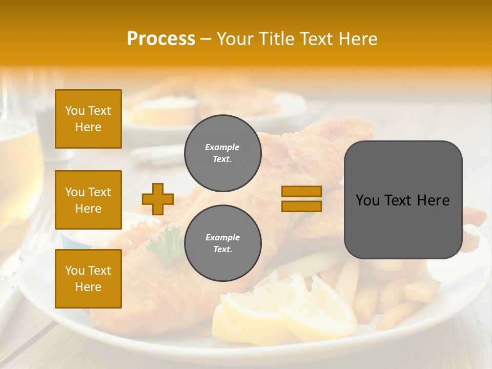 Cod Potato Seafood PowerPoint Template