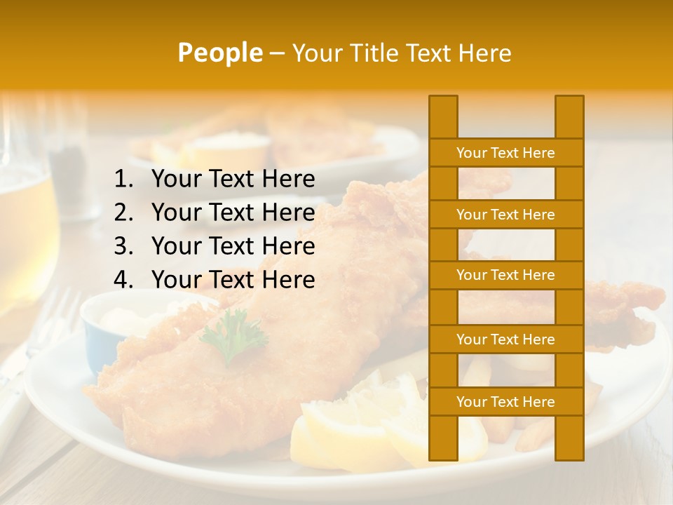 Cod Potato Seafood PowerPoint Template