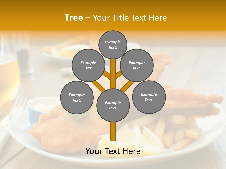 Cod Potato Seafood PowerPoint Template