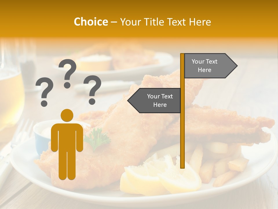 Cod Potato Seafood PowerPoint Template