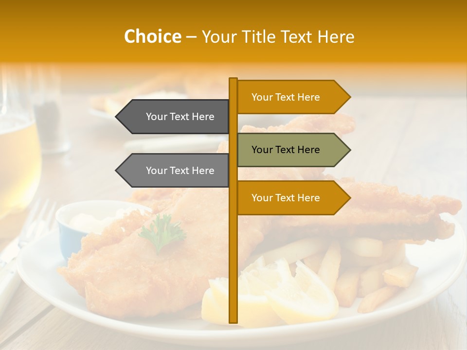 Cod Potato Seafood PowerPoint Template