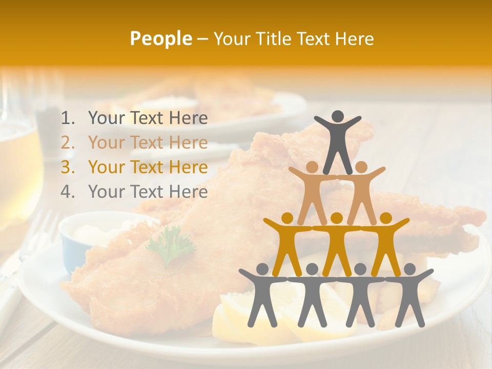 Cod Potato Seafood PowerPoint Template