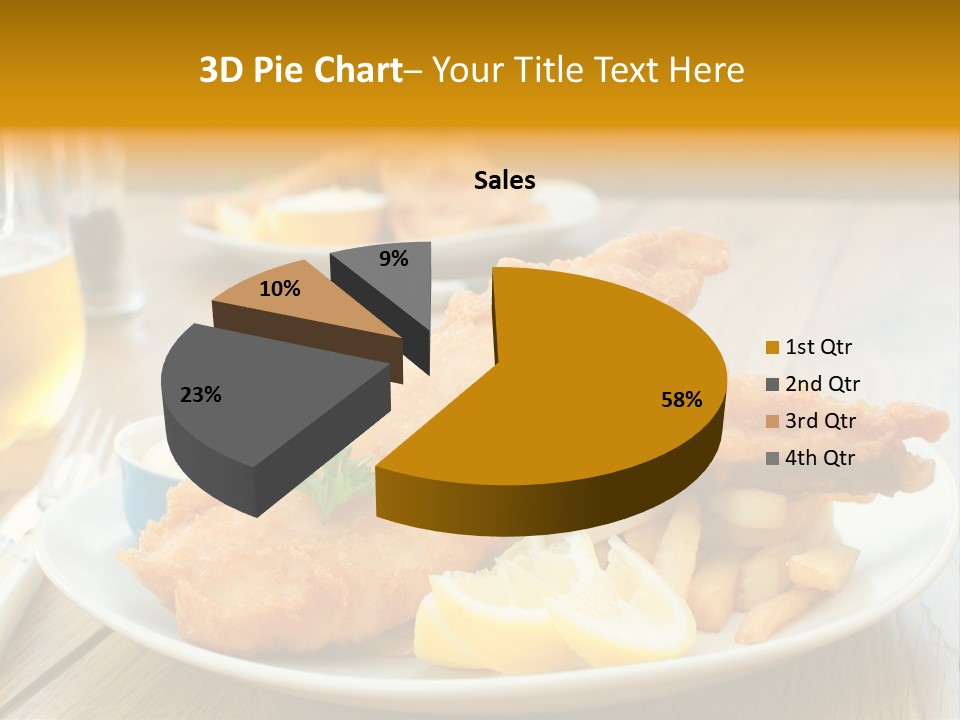 Cod Potato Seafood PowerPoint Template