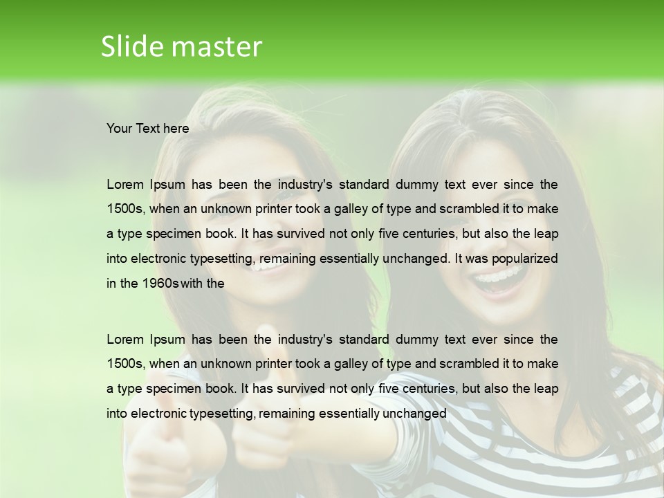 Outdoors Rest Adult PowerPoint Template