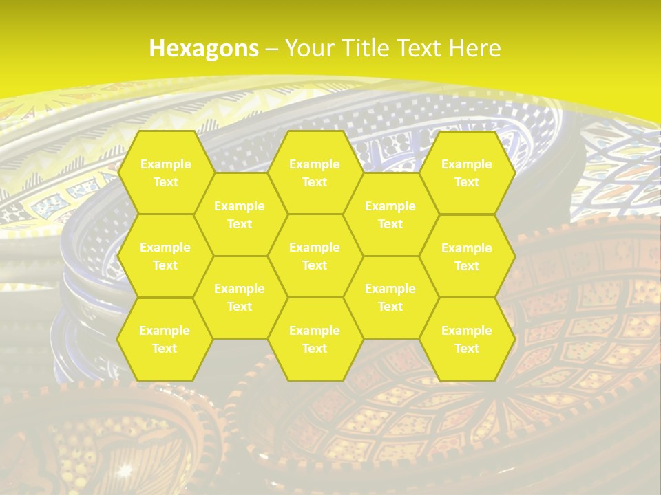 Decoration Plate Cup PowerPoint Template