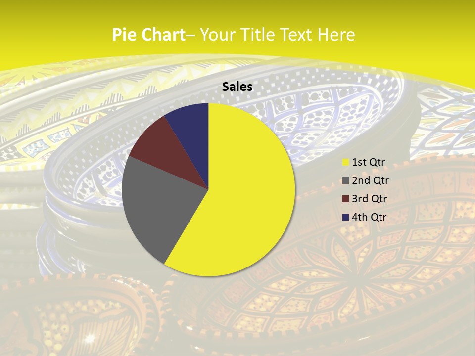Decoration Plate Cup PowerPoint Template