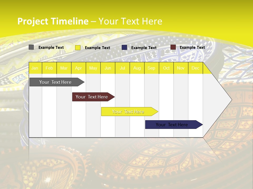 Decoration Plate Cup PowerPoint Template